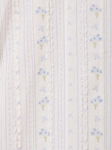 【2色展開】Meridian 花柄 フリル 半袖ブラウス