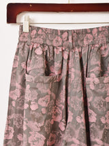 【2色展開】Meridian 総柄 ジャガード コクーンパンツ