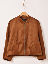 【3色展開】Meridian フェイクスエード ジャケット