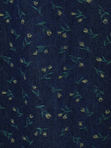 【2色展開】Meridian 刺繍 デニム キャミソールワンピース