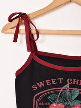 【2色展開】Elcamino キャミソール「SWEET CHERRY」