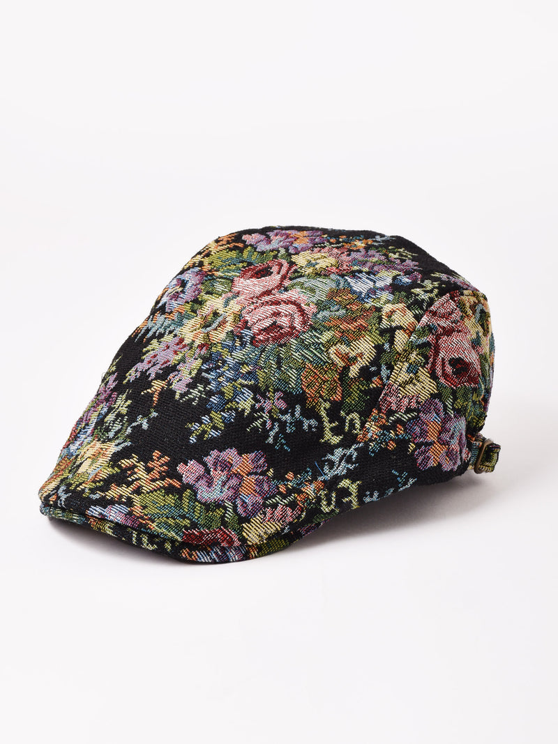 2色展開】花柄 ゴブラン織り ハンチング – 古着屋Top of the Hillの