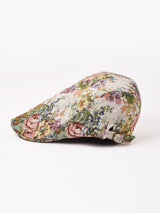 【2色展開】花柄 ゴブラン織り ハンチング