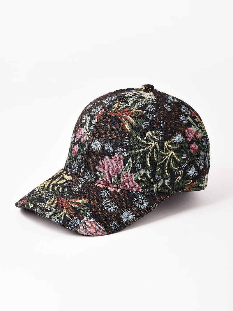 2色展開】花柄 ゴブラン織り キャップ – 古着屋Top of the Hillの