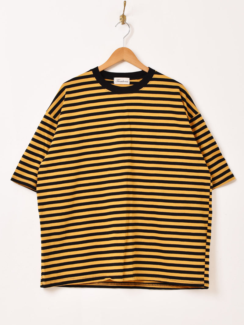 【4色展開】Trombones ボーダーTシャツ