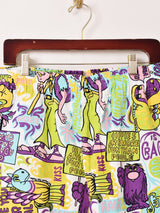 【2色展開】Backers ポップアート柄 イージーパンツ