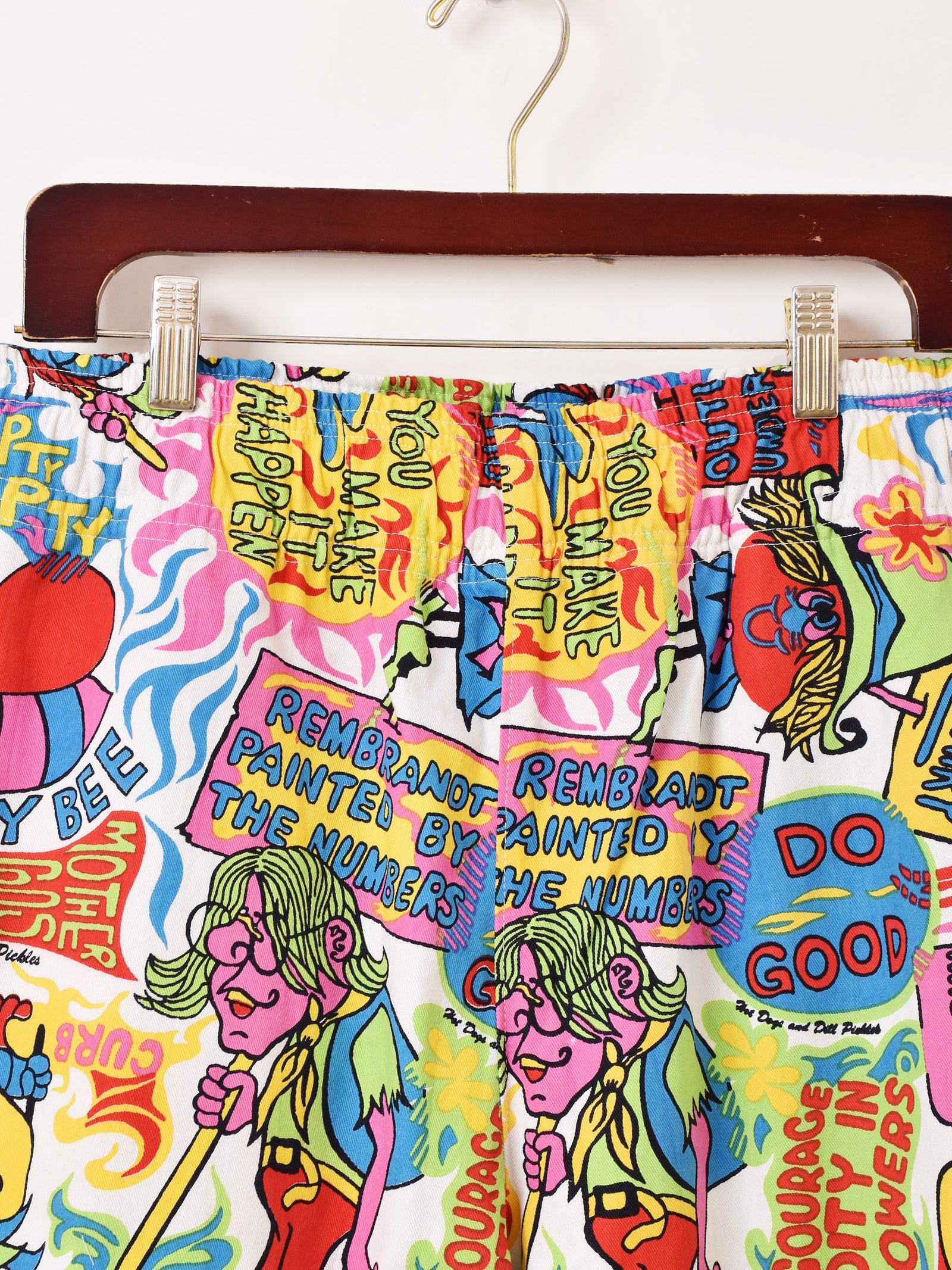 2色展開】Backers ポップアート柄 イージーパンツ – 古着屋Top of the