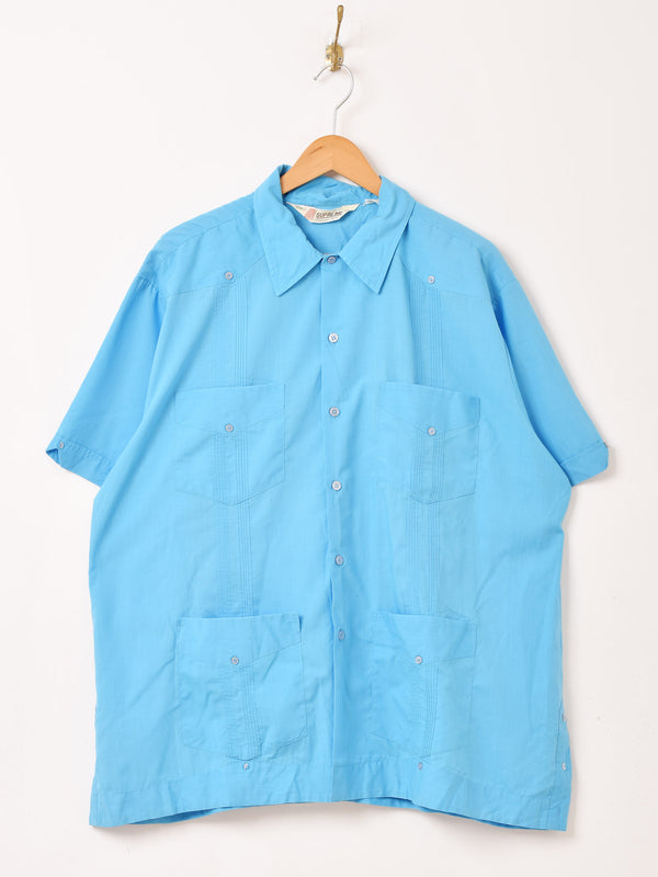 80's～ "SUPREME" 半袖 キューバシャツ