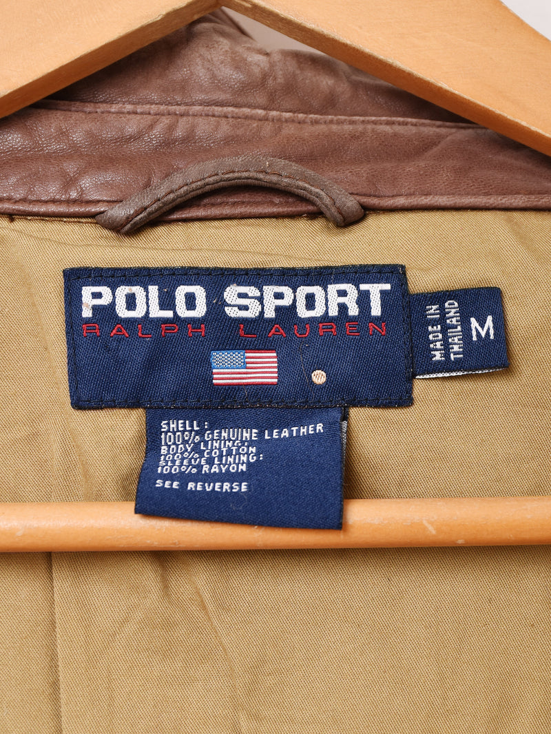 90's "POLO SPORT" Leather Swing Top