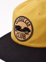 【2色展開】パッチ刺繍 キャップ「CLASSIC CAR CLUB」
