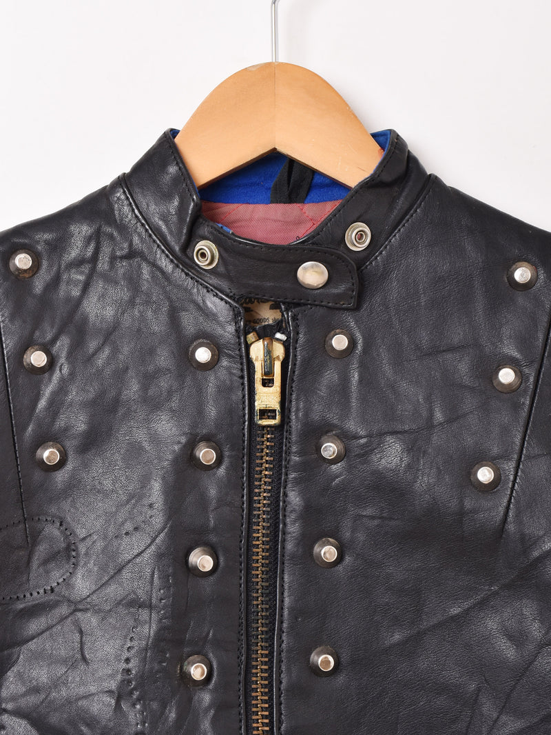 70's "Lewis Leathers" Studs Leather Jacket