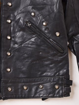 70's "Lewis Leathers" Studs Leather Jacket