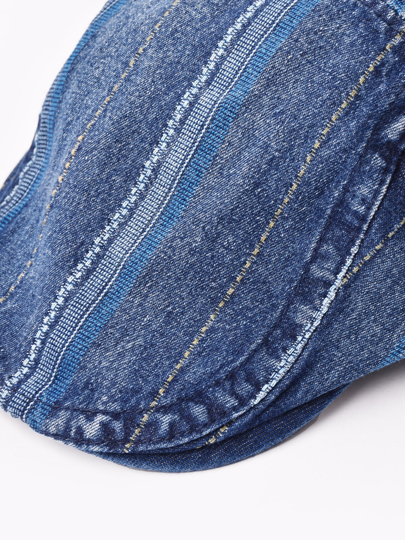 希少 evisu デニム ハンチング ステッチ赤 エヴィス 9001赤耳セルビッジワイドデニムパンツ レッドペンキ