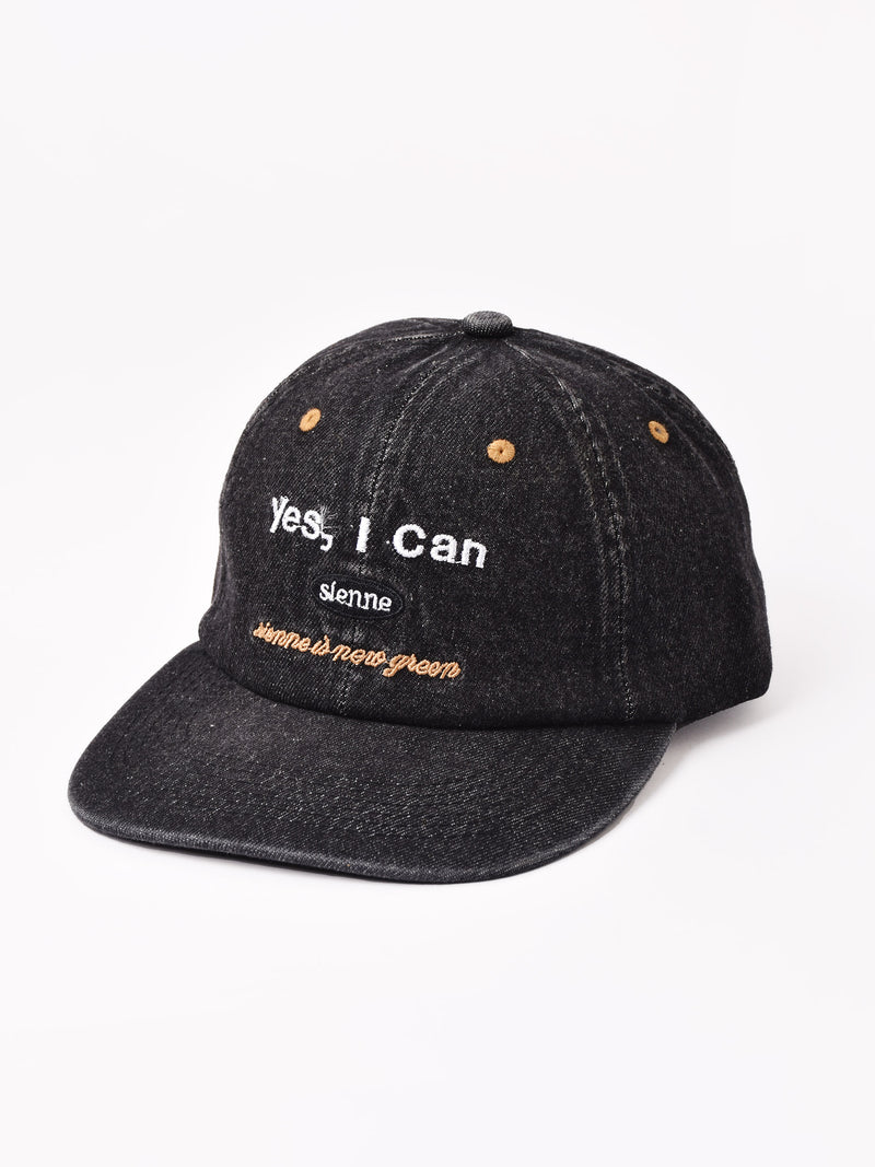 刺繍入り デニムキャップ「Yes,I Can」 – 古着屋Top of the Hillの