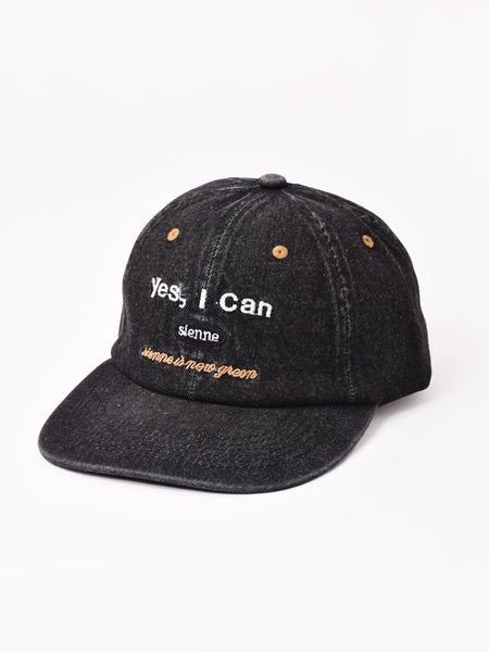 刺繍入り デニムキャップ「Yes,I Can」 – 古着屋Top of the Hillの