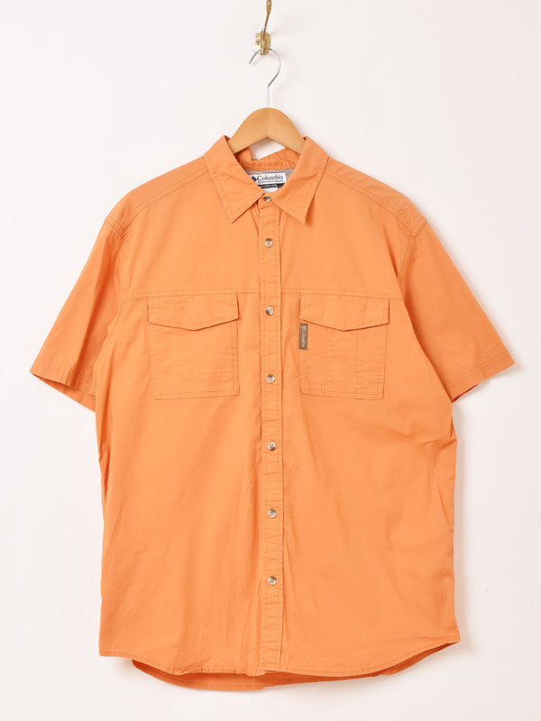 "Columbia" 半袖 フィッシングシャツ