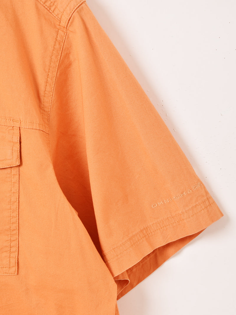 "Columbia" 半袖 フィッシングシャツ