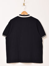 "LACOSTE" ハーフジップ ポロシャツ