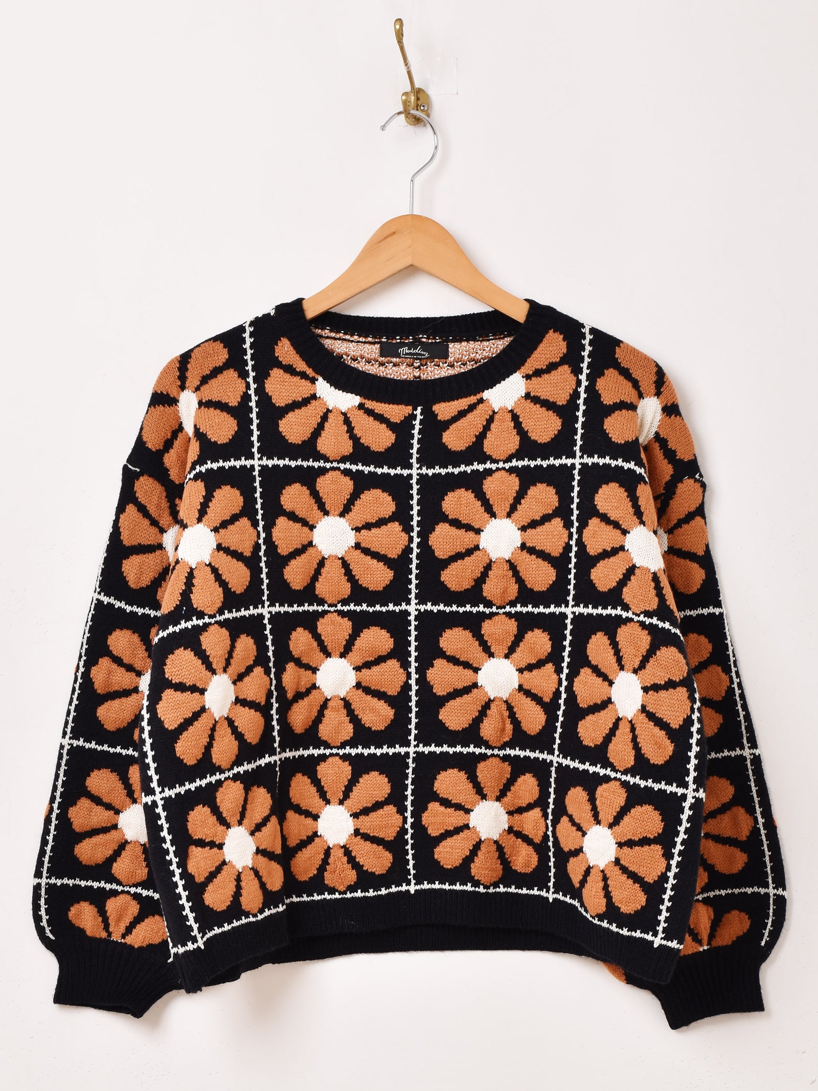 2色展開】Meridian 花柄 セーター – 古着屋Top of the Hillのネット