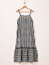 【2色展開】Meridian ドット刺繍 テープ キャミソールワンピース