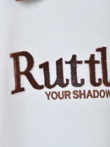 【2色展開】 襟付き ロゴ刺繍 スウェットシャツ「Ruttlss」