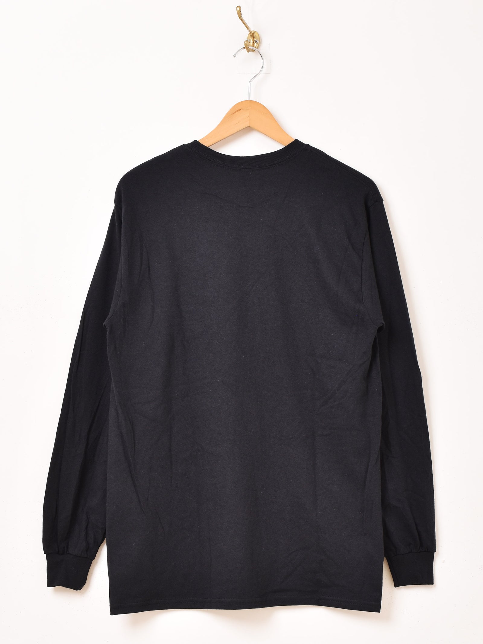 ロアーク 長袖 ウルフ スネーク 刺繍 クルーネック ロングスリーブ Tシャツ 2色展開】 ワンポイント 刺繍 フィッシュ ロングスリーブTシャツ