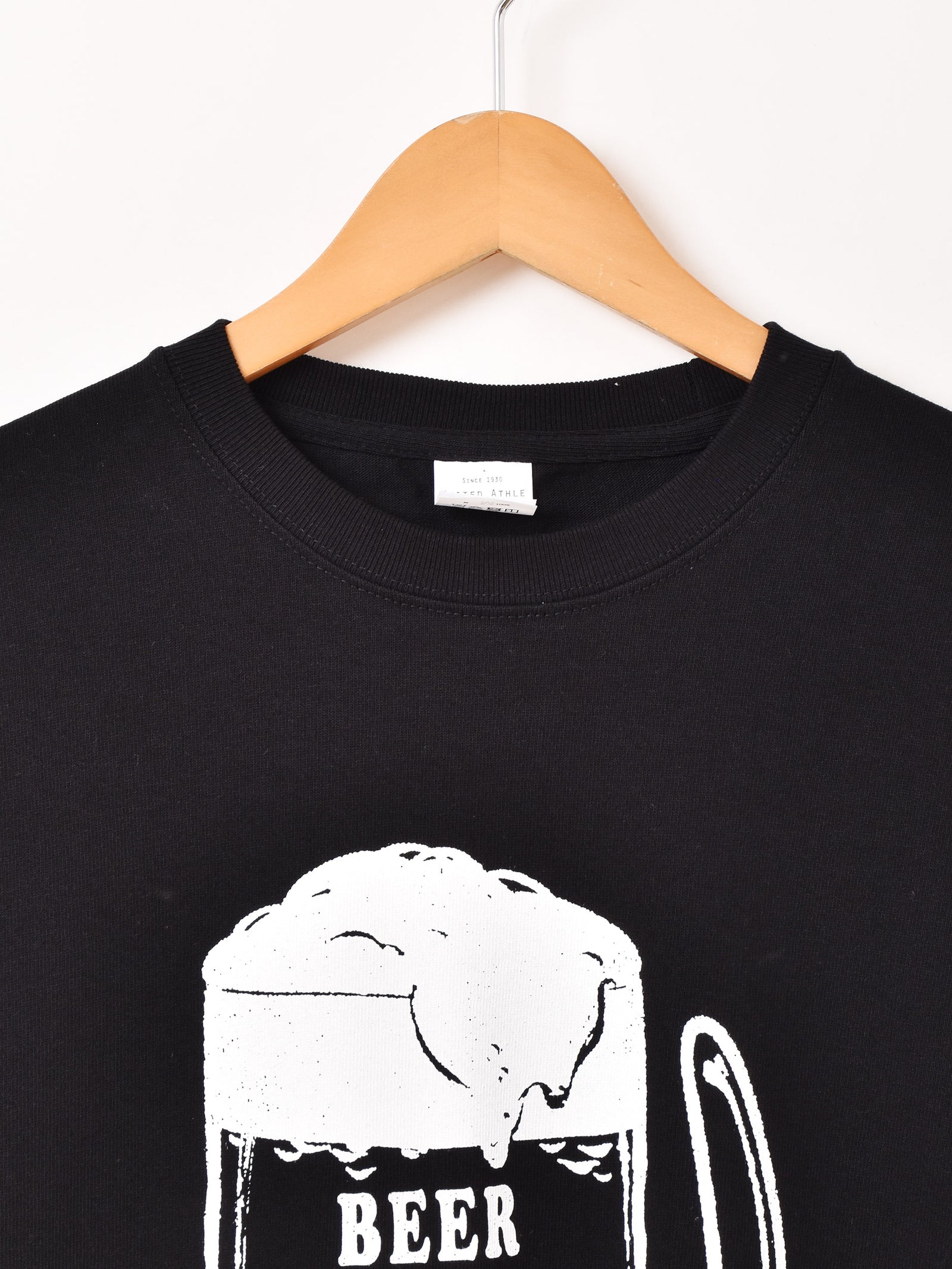 2色展開】 プリント ロングスリーブTシャツ「BEER DRINKING DAY