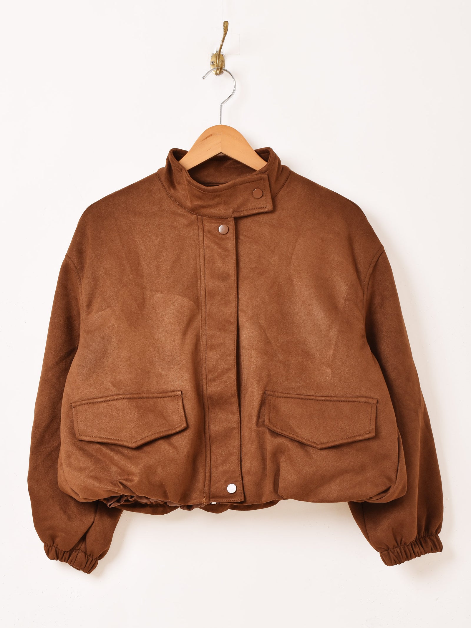 2色展開】Elcamino フェイクスエード ショートブルゾン – 古着屋Top of