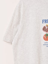 Meridian プリントTシャツ「FRUIT MARKET」