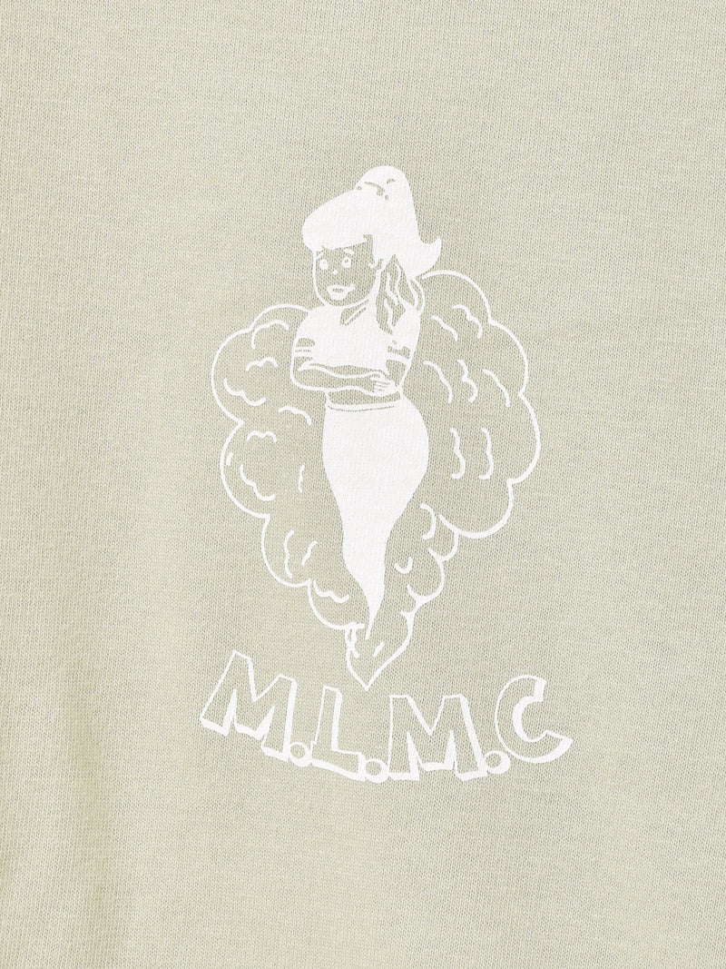 【2色展開】 プリント ロングスリーブTシャツ「Magic Lamp Maid.Co」