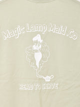 【2色展開】 プリント ロングスリーブTシャツ「Magic Lamp Maid.Co」