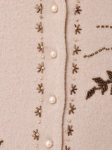 50's〜60's ビーズ刺繍 カーディガン