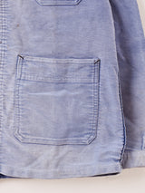 60's "BOTTON LE CABLE" Moleskin Work Jacket