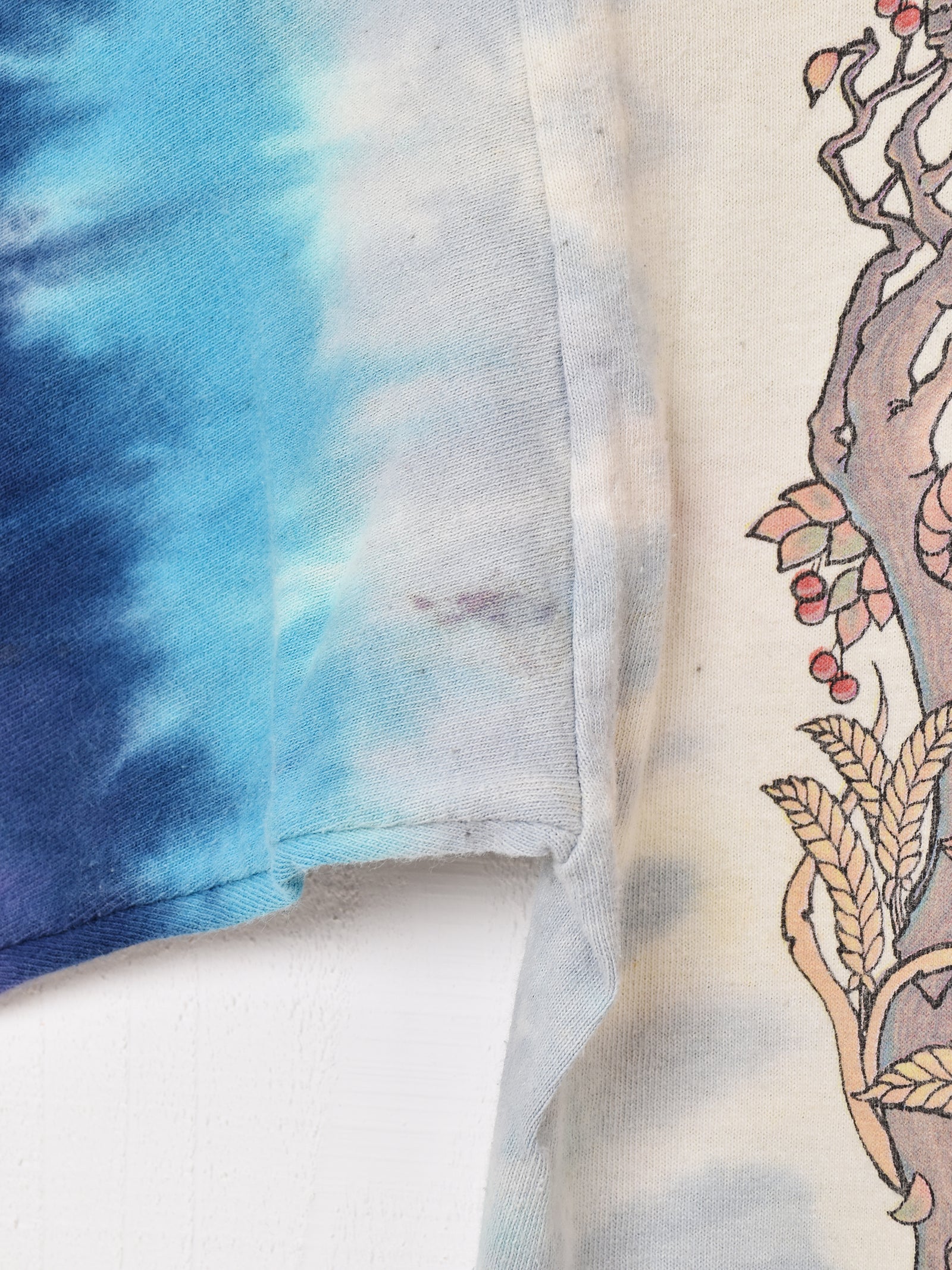 [ビンテージなムード]Fallettタイポグラフィ 半袖Tシャツ GRATEFUL DEAD 