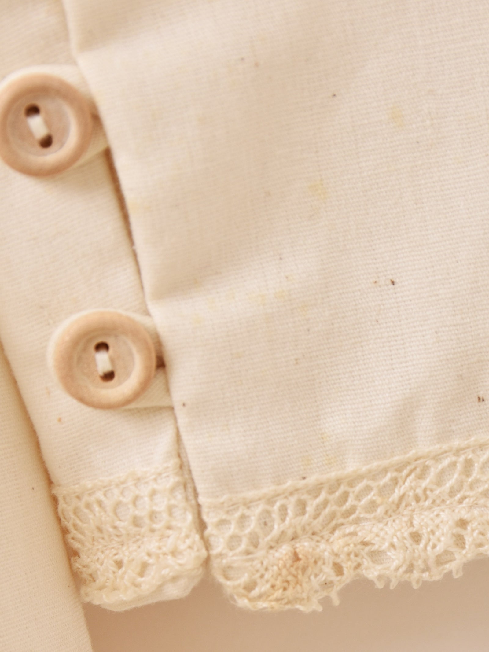 gunnesax ワンピース ヴィンテージ 生成 レディース 古着 70s USA製 GUNNE SAX 小花柄 フリル レース