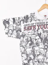 90's〜 "SAVE YOUR SOUL" 偉人 キリスト プリントTシャツ