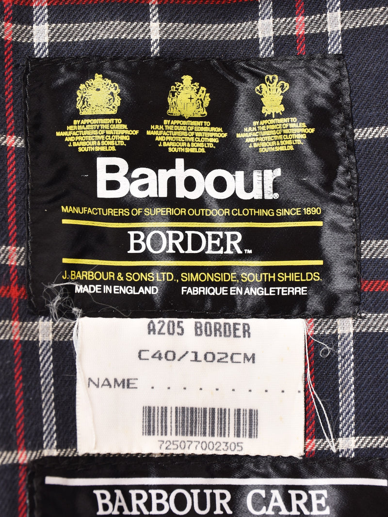 1991's "Barbour" BORDER Waxed Jacket