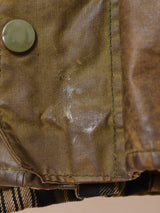 70's〜80's "Barbour" 1Warrant Gamefair Jacket Waxed Jacket