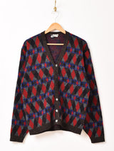 〜70's "Mc Donald's" Argyle Cardigan