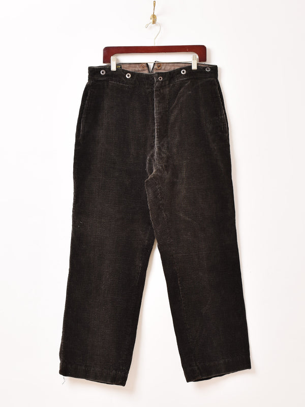 40's "Le Mont St Michel" Corduroy Pants