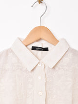 Meridian 刺繍 半袖 シャツ