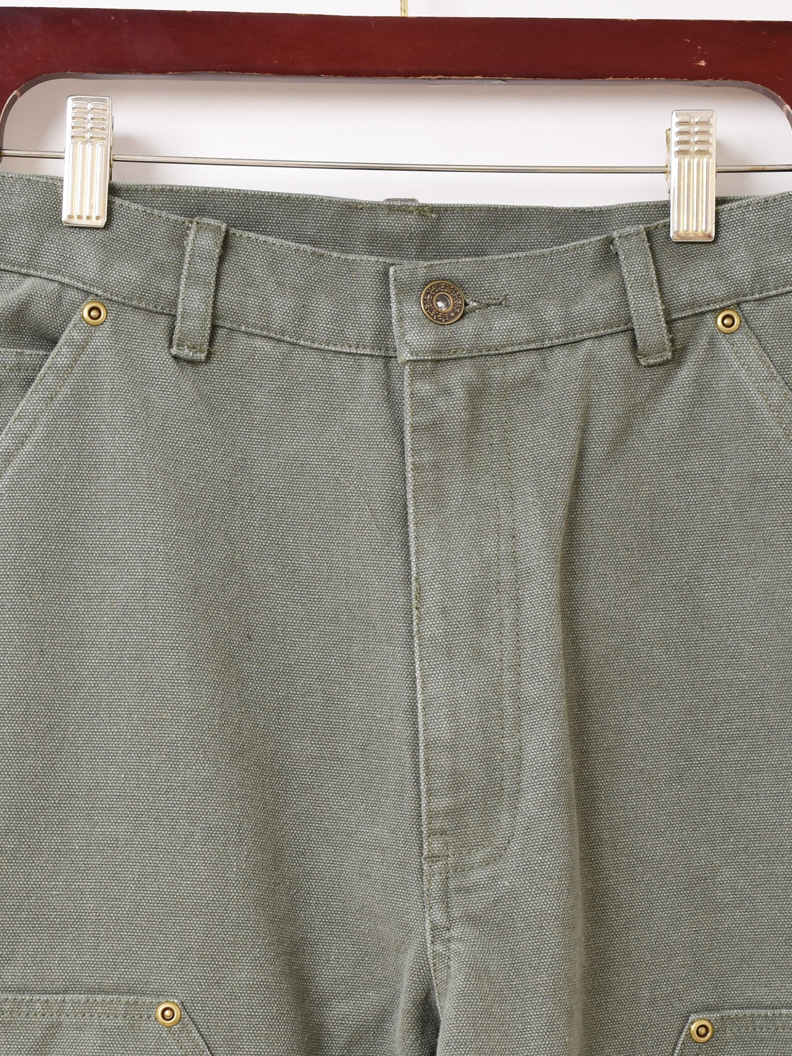 Backers ダブルニーダックペインターパンツ 白 Backersダック ペインターパンツ | ヴィンテージスタイル - 古着