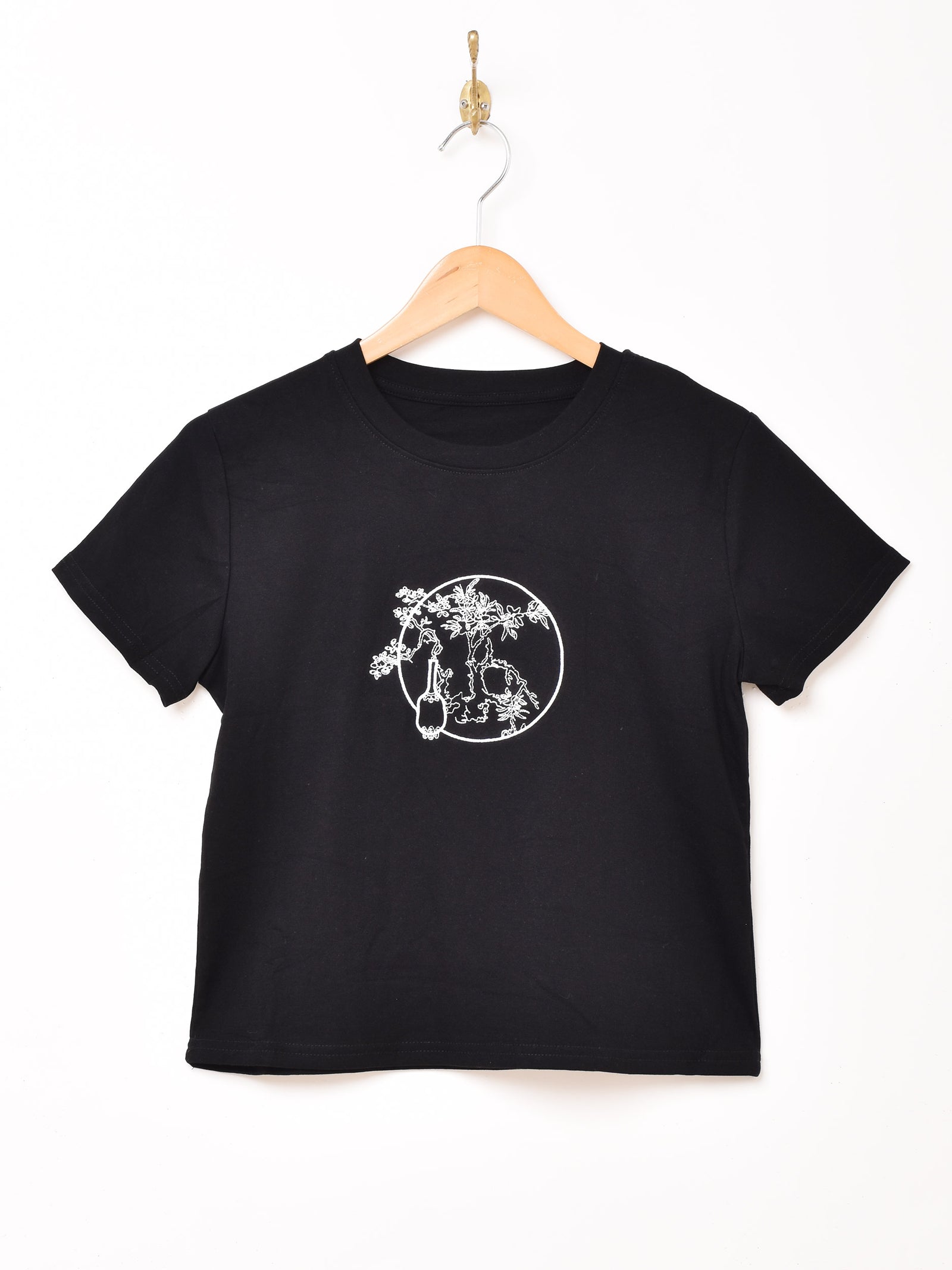 シャンハイタン　工藝アート　Tシャツ　絹刺繍　L 上海灘 シャンハイタン工藝アートTシャツ絹刺繍L 上海灘