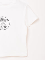 【2色展開】 オリエンタルデザイン 刺繍入り Tシャツ