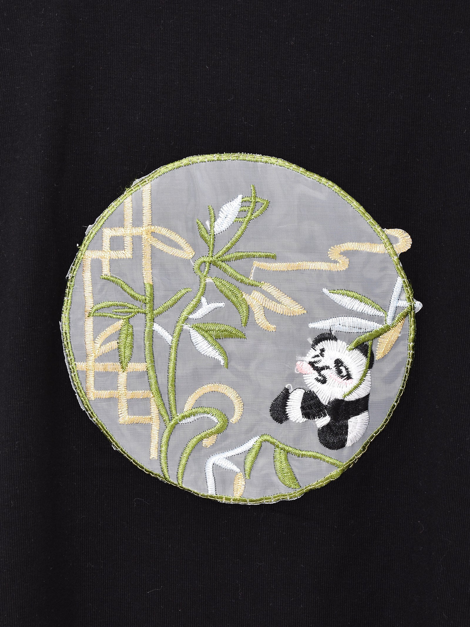2色展開】 オリエンタル パンダ 刺繍入り Tシャツ – 古着屋Top of the