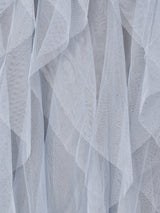 【3色展開】Meridian チュール スパイラル フリル スカート
