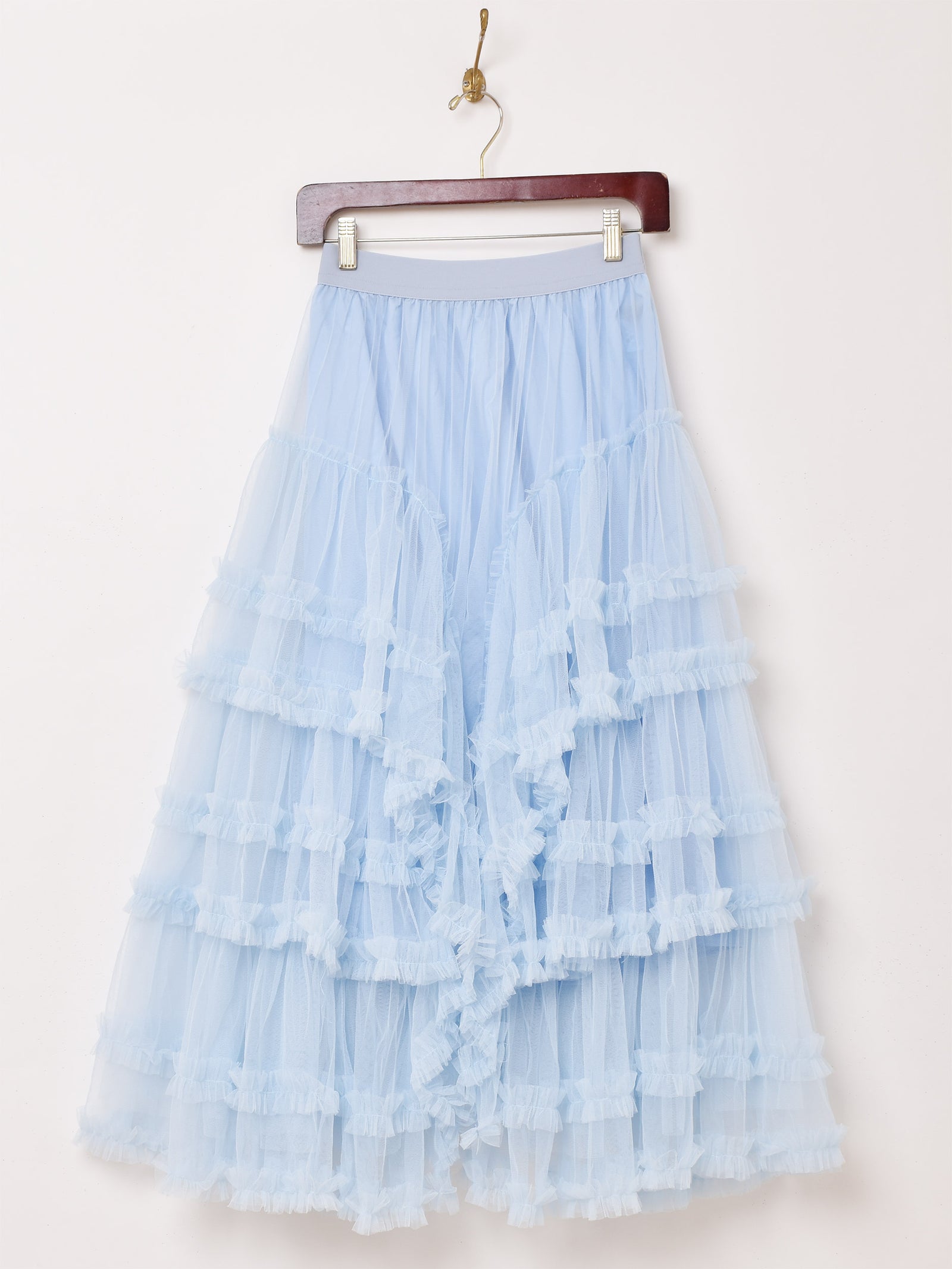 frill midi flared skirt / フリルボリュームスカート frill midi flared skirt / フリルボリュームスカート（スカート