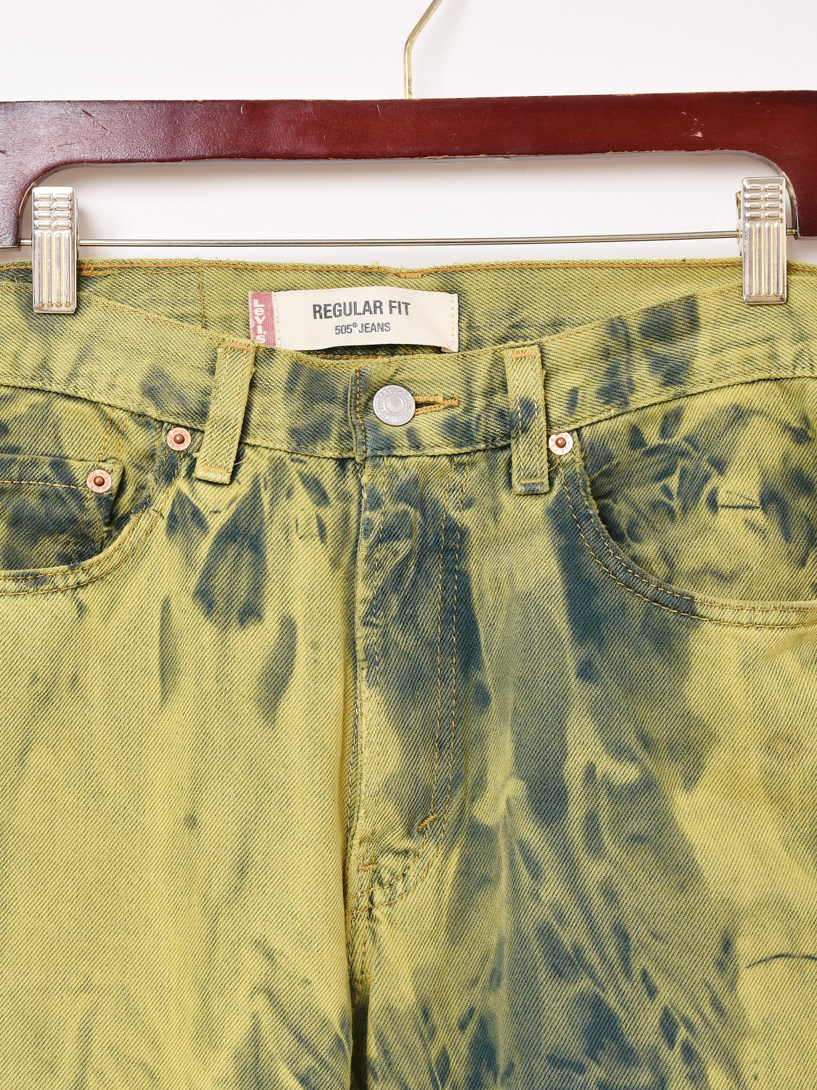 Levi’s 505 デニムパンツ ブリーチ加工 W33 L34 カナダ製 Levi's 505 ブリーチ加工デニムパンツ – 古着屋Top of