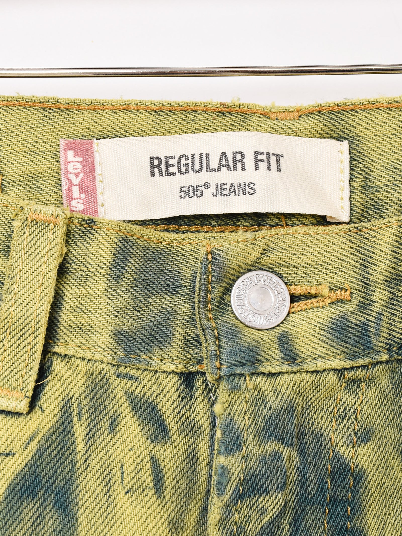 Levi’s 505 デニムパンツ ブリーチ加工 W33 L34 カナダ製 Levi's 505 ブリーチ加工デニムパンツ – 古着屋Top of