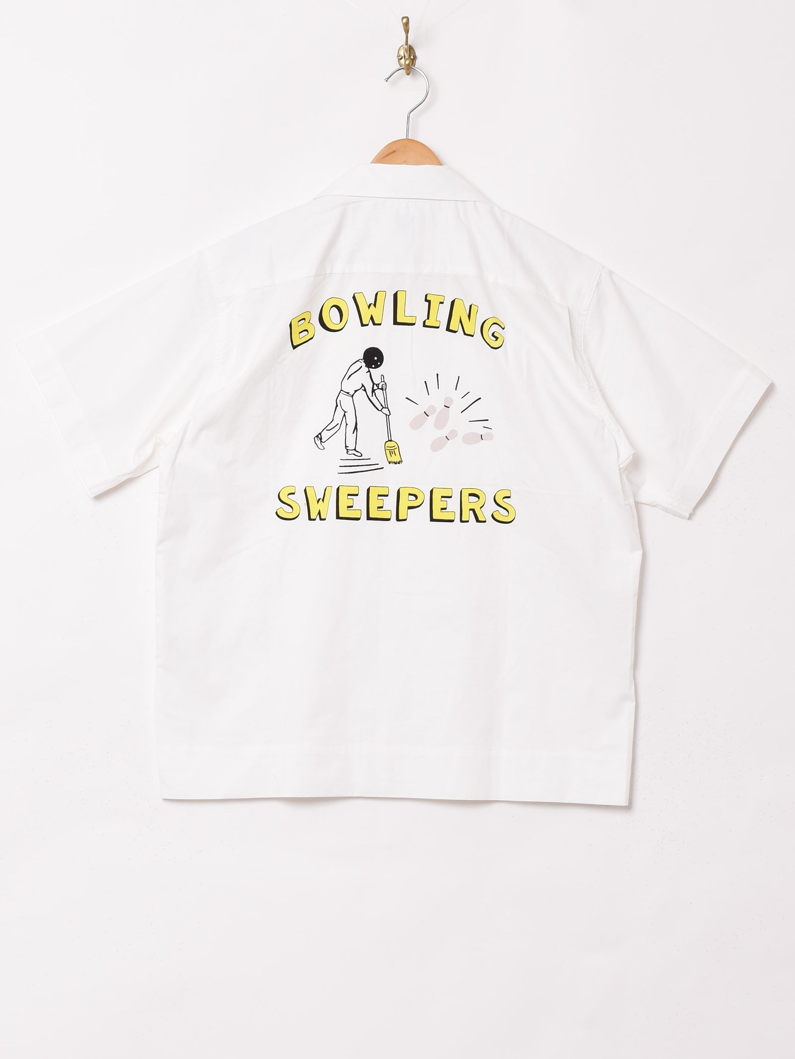 Backers プリント ボウリングシャツ – 古着屋Top of the Hillの